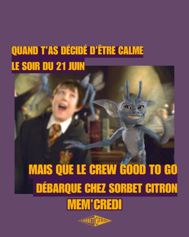 Tu fais quoi samedi 21 juin ? 😇🎉 Viens rencontrer les lutins maléfiques de la dancehall à Nancy, chez Sorbet Citron à partir de 19h30 ! Le programme arrive !